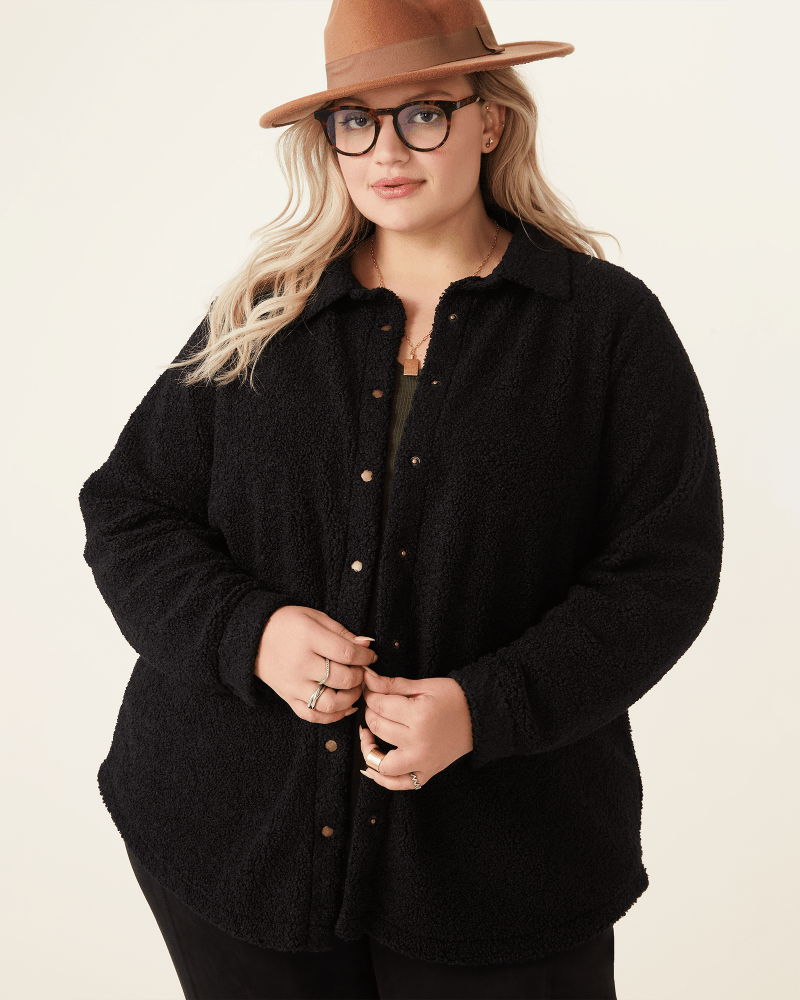 Front of plus size Eloise Shacket by Molly&Isadora | Dia&Co | dia_product_style_image_id:175602